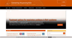 Desktop Screenshot of connectingthegrowingbrain.com