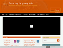 Tablet Screenshot of connectingthegrowingbrain.com
